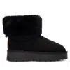 Xti Women's Comfort Ankle Suede Booties By  In Black