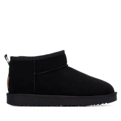 Xti Women's Comfort Ankle Suede Booties By  In Black