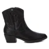 Xti Women's Cowboy Booties In Black In Black