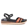 Xti Women's Cross Strap Sandals In Black In Black
