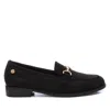 Xti Women's Decorative Crystals Moccasins In Black In Black