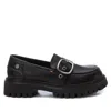 Xti Women's Decorative Strap Moccasins In Black In Black