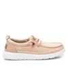 Xti Women's Dockside Canvasl Loafers In Nude In Brown