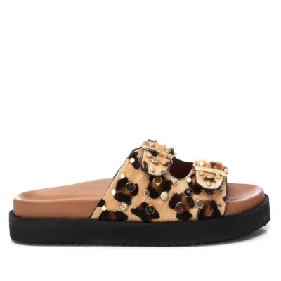 Xti Women's Double Bucket Sandals In Leopard In Multi