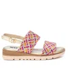Xti Women's Woven Sandals In Fuchsia In Pink