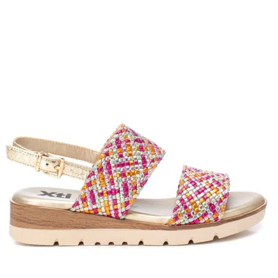 Xti Women's Double Strap Flat Sandals By  In Pink
