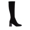 Xti Women's Elastic Suede Boots In Black In Black