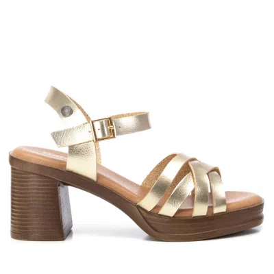 Xti Women's Fashion Heeled Sandals Refresh By  In Gold
