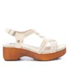 Xti Women's Fashion Platform Sandals In Ice In Blue