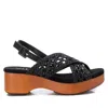 Xti Women's Fashion Platform Sandals In Black In Black