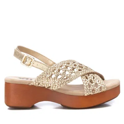 Xti Women's Fashion Platform Sandals In Gold