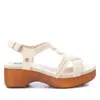Xti Women's Fashion Platform Sandals In Ice In Blue