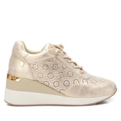 Xti Women's Fashion Wedge Sneakers In Gold