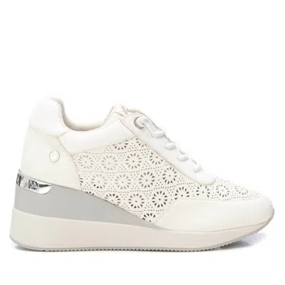 Xti Women's Fashion Wedge Sneakers In White In Multi