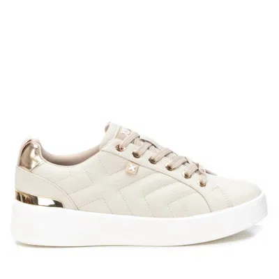 Xti Women's Faux Leather Sneakers In Beige