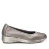 Xti Women's Ballet Flats Shoes In Charcoal In Silver
