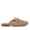 Shop Xti Women's Flat Clogs In Taupe In Grey