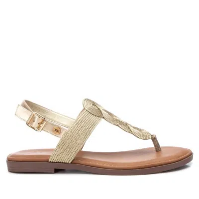 Xti Women's Flat Sandals In Gold