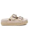 Xti Women's Flat Sandals In Ice In Beige