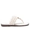XTI WOMEN'S FLAT SANDALS IN OPEN WHITE
