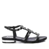 Xti Women's Flat Strappy Sandals In Black In Black