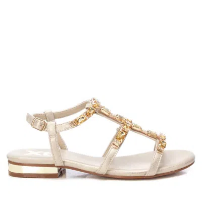 Xti Women's Flat Strappy Sandals In Gold