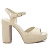 Xti Women's Heel Sandals In Ivory In Multi