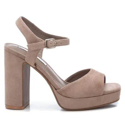 XTI WOMEN'S HEEL SUEDE SANDALS BY XTI