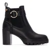 Xti Women's 144521 Block Heeled Booties In Black In Black