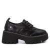 Xti Women's Heeled Lace-up Loafers In Black In Black