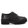 Xti Women's Heeled Lace-up Loafers In Black In Black