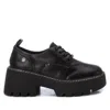 Xti Women's Heeled Lace-up Loafers In Black In Black