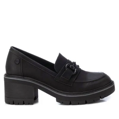 Xti Women's Heeled Moccasins In Black