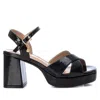 Xti Women's Heeled Platform Sandals In Black In Black