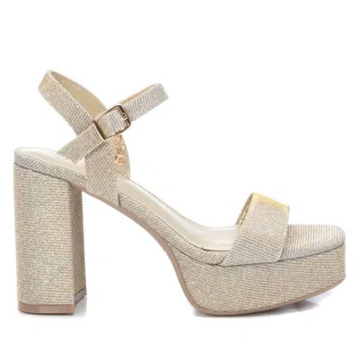 Xti Women's Heeled Platform Sandals In Gold