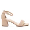 Xti Women's Heeled Sandals In Beige In Beige