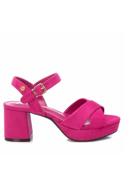 Xti Women's Heeled Sandals In Fuxia In Multi