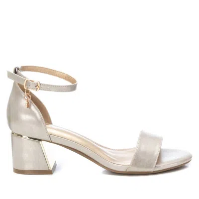 Xti Women's Heeled Sandals In Gold In Silver