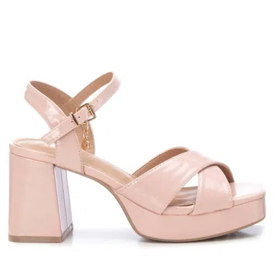 XTI WOMEN'S HEELED SANDALS IN NUDE