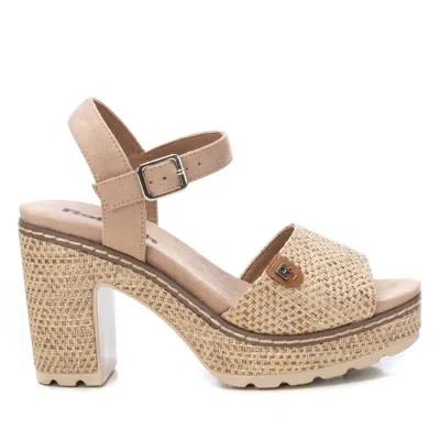 Xti Women's Heeled Sandals In Taupe In Grey