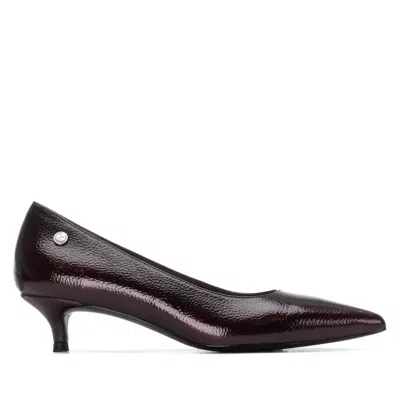 XTI WOMEN'S HEELED SHOES IN BURGUNDY