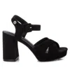 Xti Women's High Heel Ankle Strap Sandals Refresh By  In Black