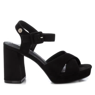 Xti Women's High Heel Ankle Strap Sandals Refresh By  In Black