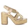 Xti Women's High Heel Sandals In Gold