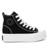 Xti Women's High Top Canvas Sneakers Refresh By  In Black