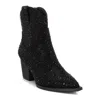 Xti Women's Italian Western Booties In Black In Black