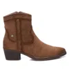 Xti Women's Italian Western Booties In Camel In Brown