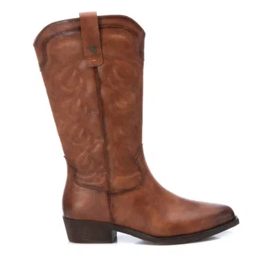 Xti Women's Italian Western Boots In Camel In Brown