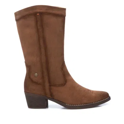 Xti Women's Italian Western Boots In Camel In Brown