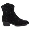 Xti Women's Cowboy Booties In Black In Black